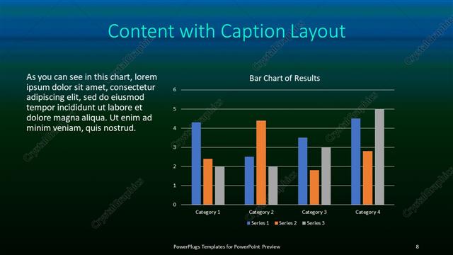 Content with Caption presentation slide layout