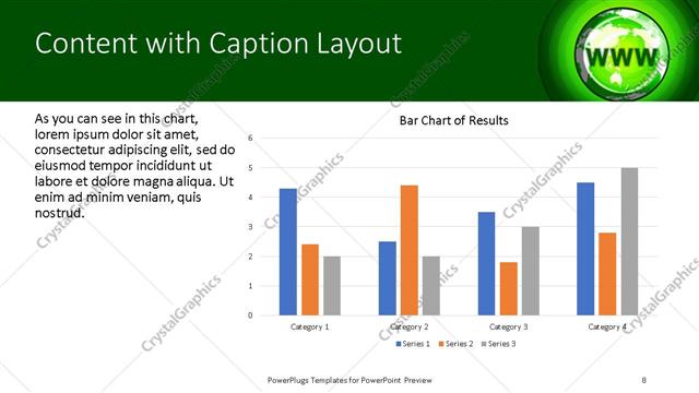 Content with Caption presentation slide layout