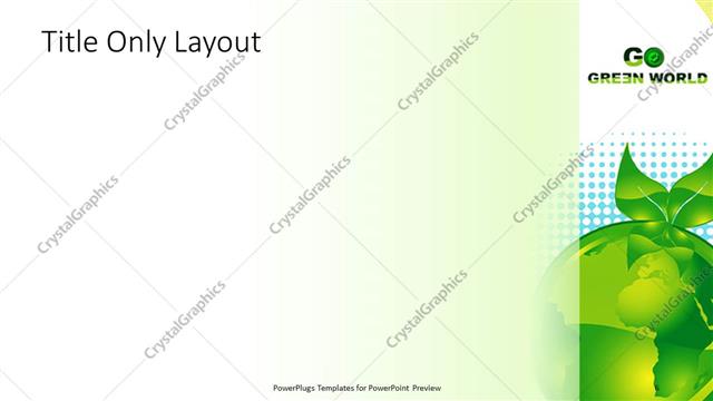 Title Only presentation slide layout