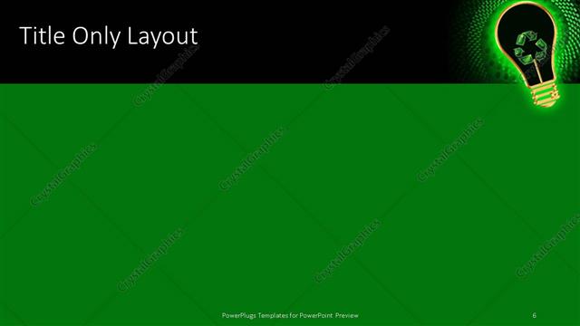 Title Only presentation slide layout