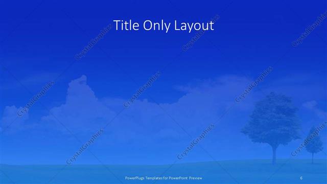 Title Only presentation slide layout