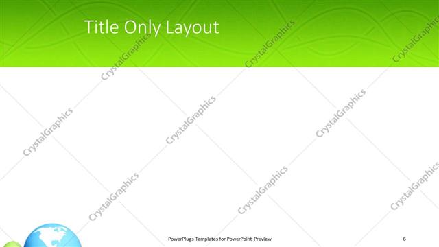 Title Only presentation slide layout