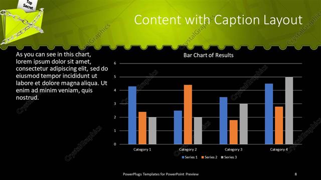 Content with Caption presentation slide layout