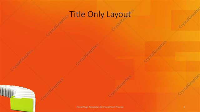 Title Only presentation slide layout