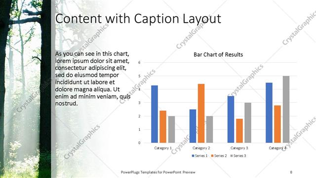 Content with Caption presentation slide layout