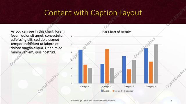 Content with Caption presentation slide layout