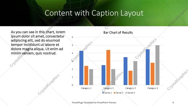 Content with Caption presentation slide layout