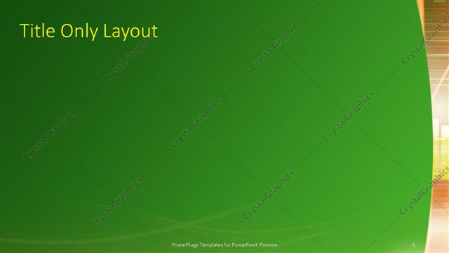 Title Only presentation slide layout