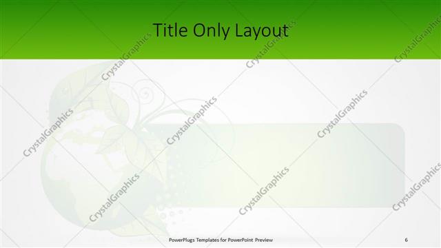 Title Only presentation slide layout