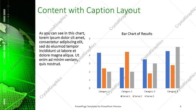 Content with Caption presentation slide layout