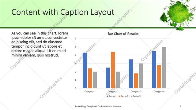 Content with Caption presentation slide layout