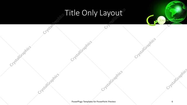 Title Only presentation slide layout