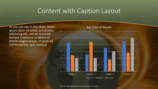 Content with Caption presentation slide layout