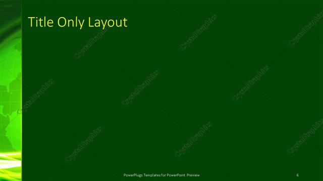 Title Only presentation slide layout