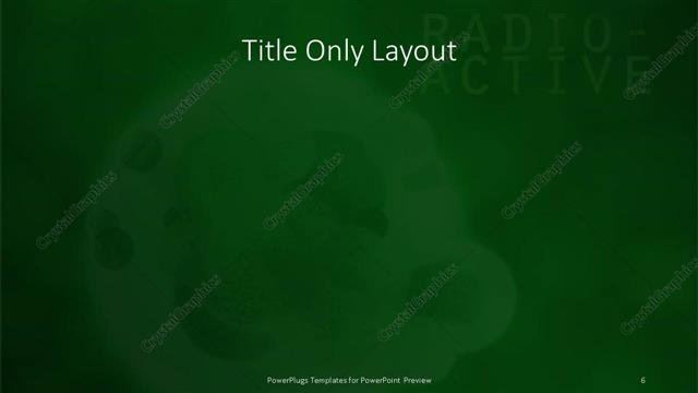Title Only presentation slide layout