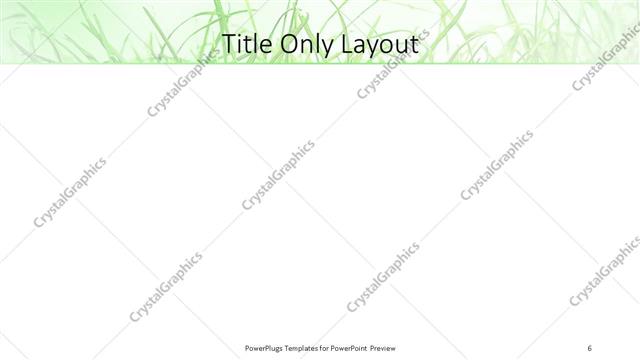 Title Only presentation slide layout