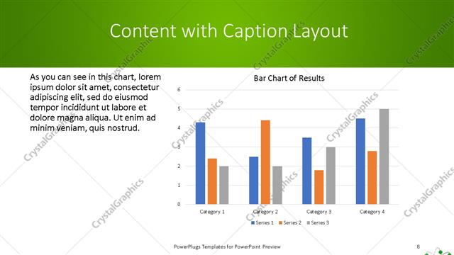 Content with Caption presentation slide layout