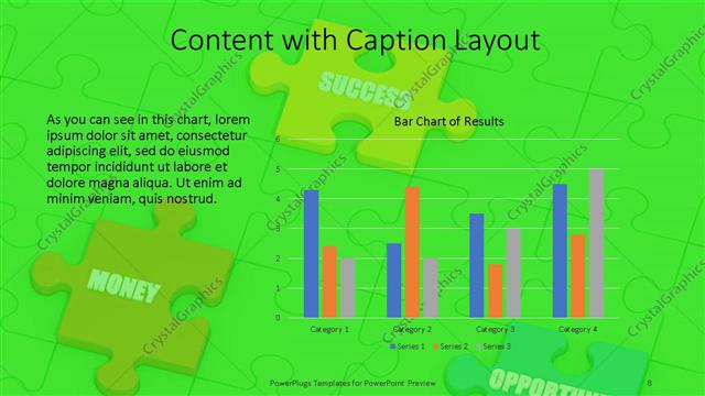 Content with Caption presentation slide layout