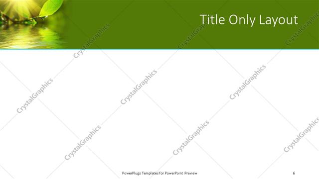 Title Only presentation slide layout