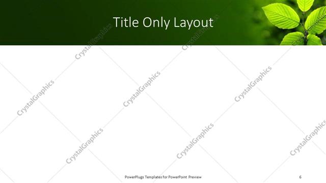 Title Only presentation slide layout