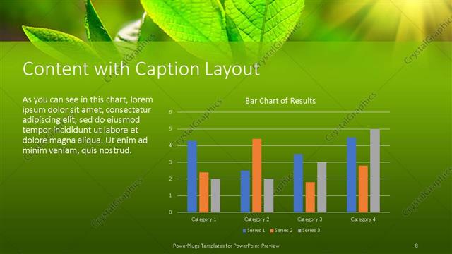 Content with Caption presentation slide layout