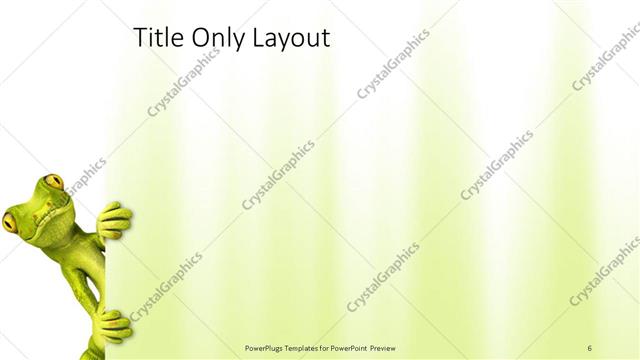 Title Only presentation slide layout