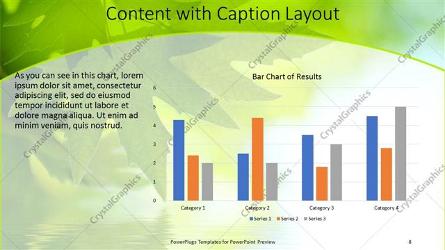 Content with Caption presentation slide layout