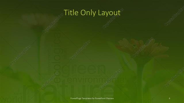 Title Only presentation slide layout