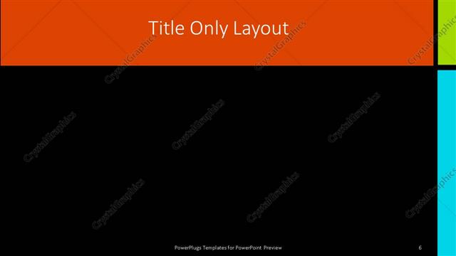 Title Only presentation slide layout