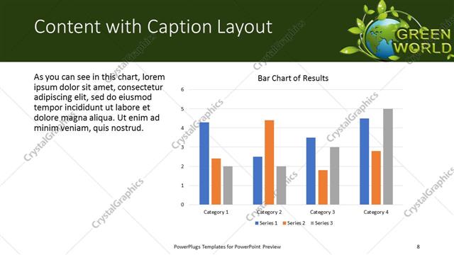 Content with Caption presentation slide layout