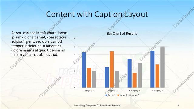 Content with Caption presentation slide layout