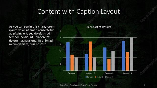 Content with Caption presentation slide layout