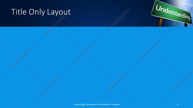 Title Only presentation slide layout