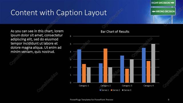 Content with Caption presentation slide layout
