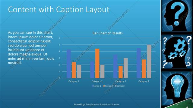 Content with Caption presentation slide layout