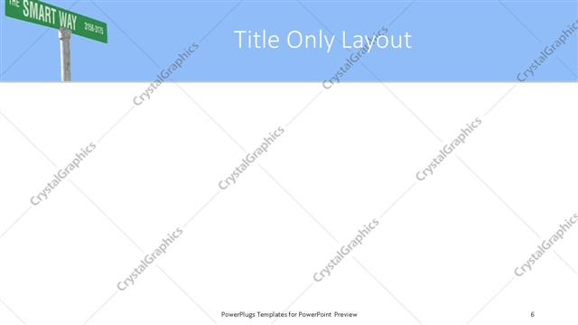 Title Only presentation slide layout