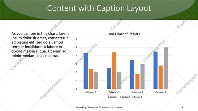 Content with Caption presentation slide layout