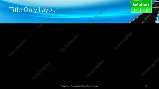 Title Only presentation slide layout