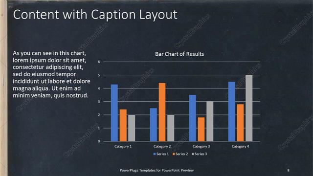 Content with Caption presentation slide layout