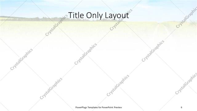 Title Only presentation slide layout
