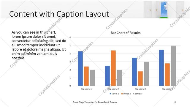 Content with Caption presentation slide layout