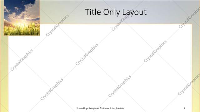 Title Only presentation slide layout