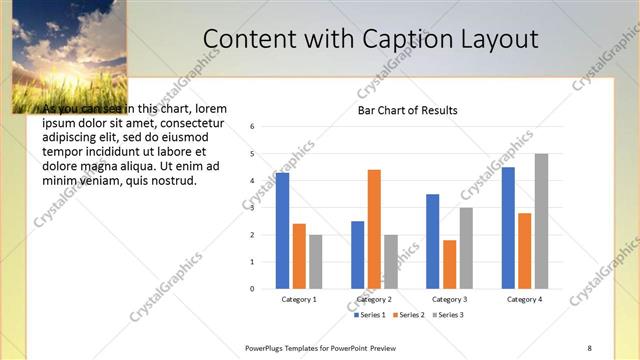 Content with Caption presentation slide layout