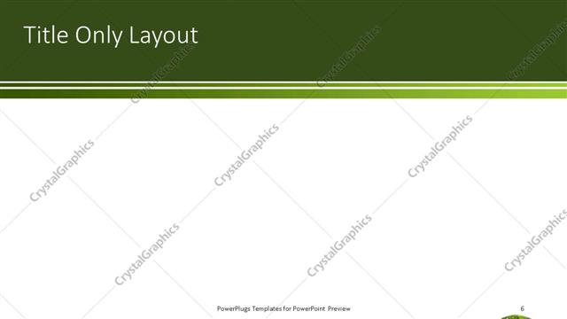 Title Only presentation slide layout