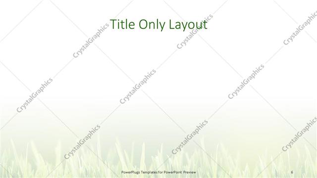 Title Only presentation slide layout