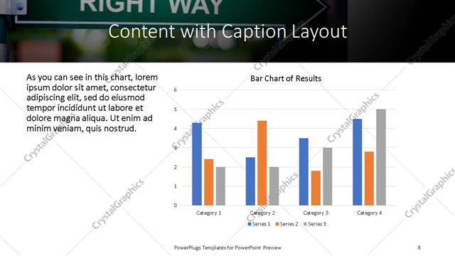 Content with Caption presentation slide layout