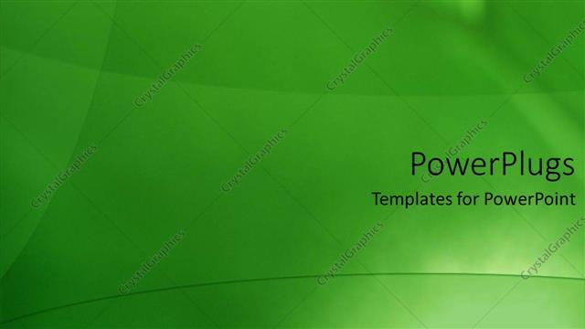  Presentation with green abstract - A greenish background with few lines