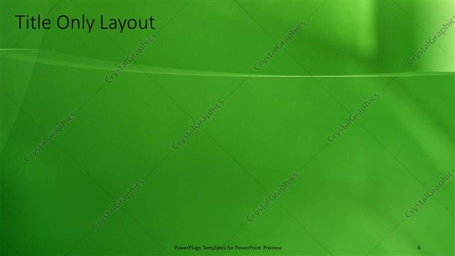 Title Only presentation slide layout