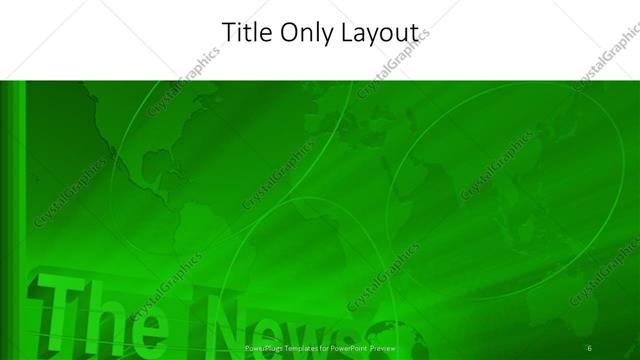 Title Only presentation slide layout