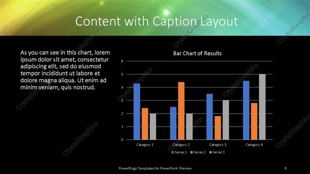 Content with Caption presentation slide layout